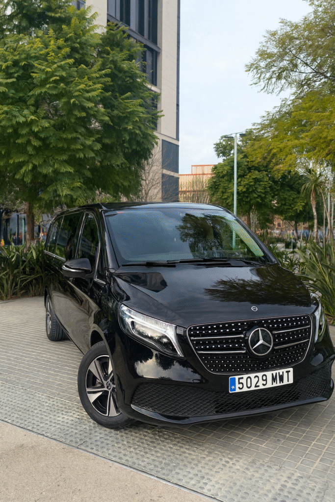 Barcelona wedding transfer – chauffeur service for bride and guests