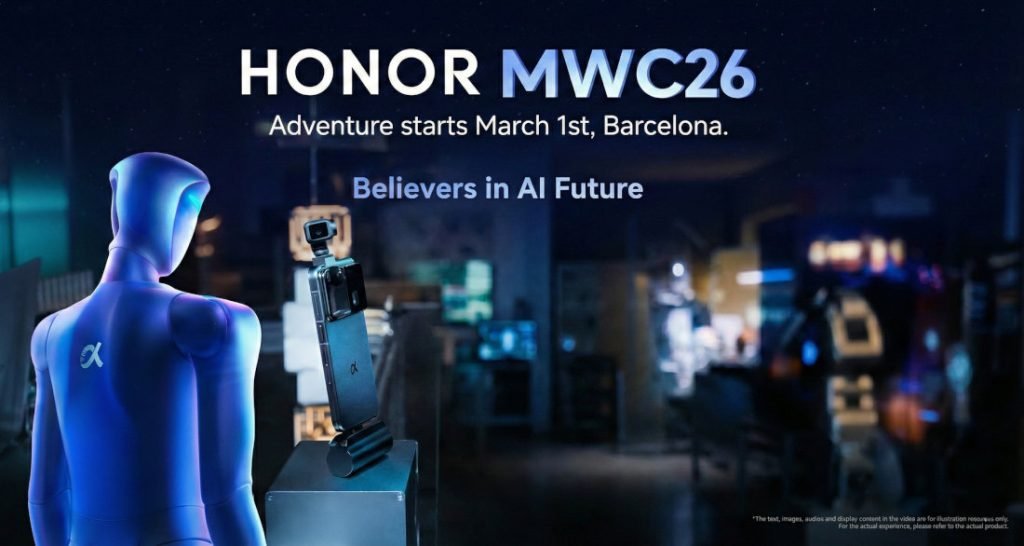 HONOR AI presentation at MWC 2026 Barcelona